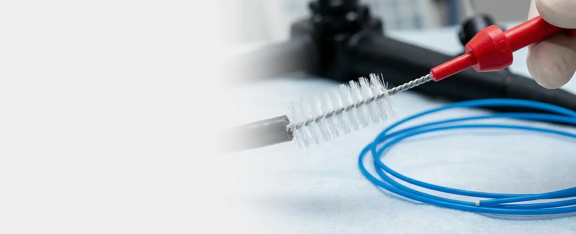Brosse de nettoyage d'endoscope jetable, prix direct d'usine