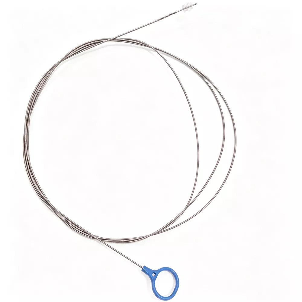 Brosse de nettoyage d'endoscope réutilisable à double extrémité